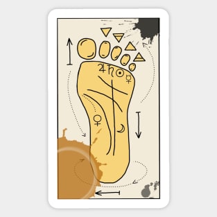 Foot Reading - Oddball Aussie Podcast Sticker